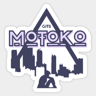 GITS - Lithium Flower - Motoko Sticker